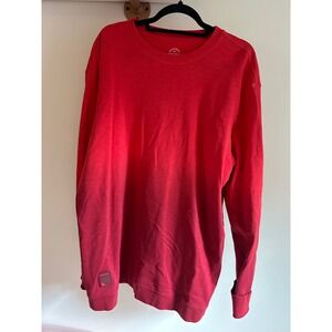 Chick-fil-A Originals BBQ sauce Red‎ Dip Dye Crewneck Sweatshirt 2XL
